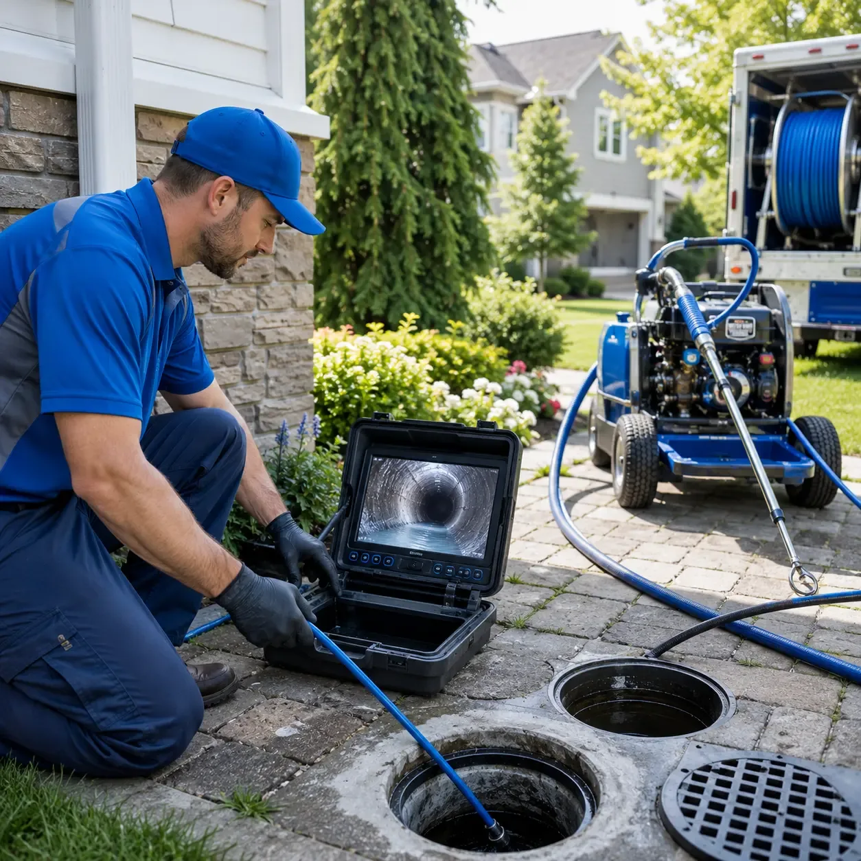 Outdoor drain cleaning professionals serving Hubbard Lake, MI