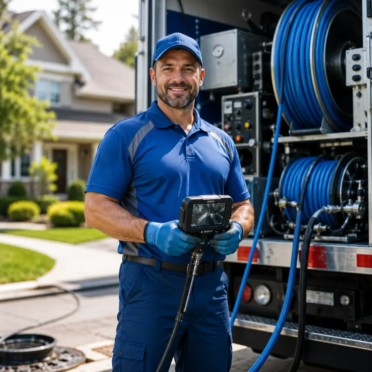 Local outdoor drain cleaning specialists in Hubbard Lake, MI